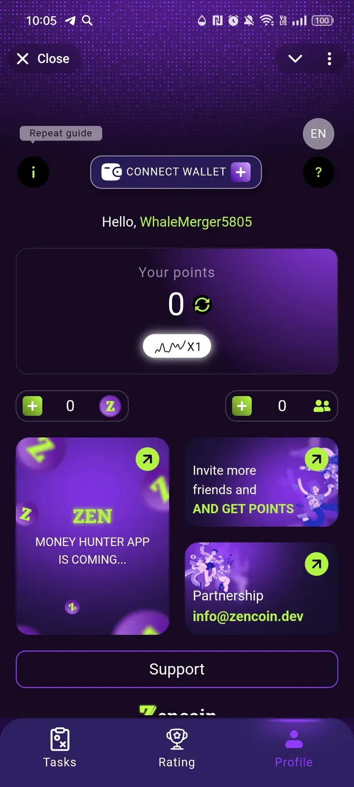 zenmoneyhunterbot